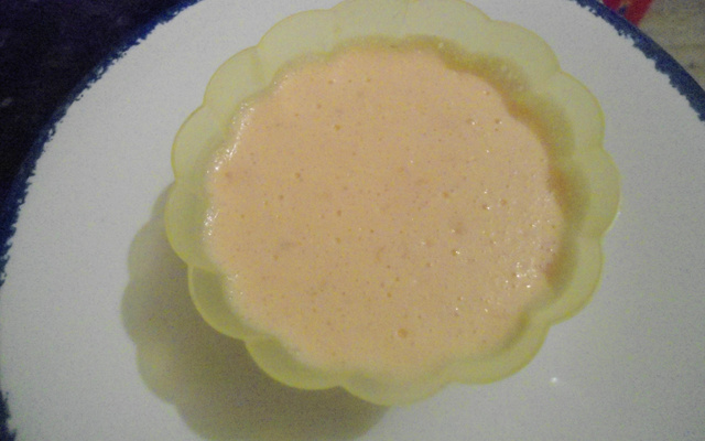 Sabayon, glacé aux fraises