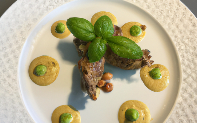 Noix d'agneau sauce basilic