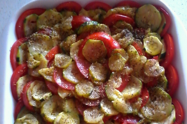 Tian tomates-courgettes