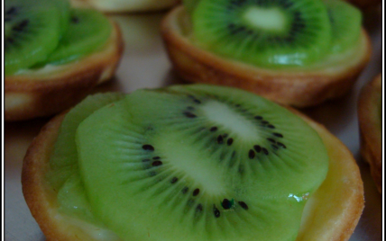 Mini-tartelettes kiwi/coco