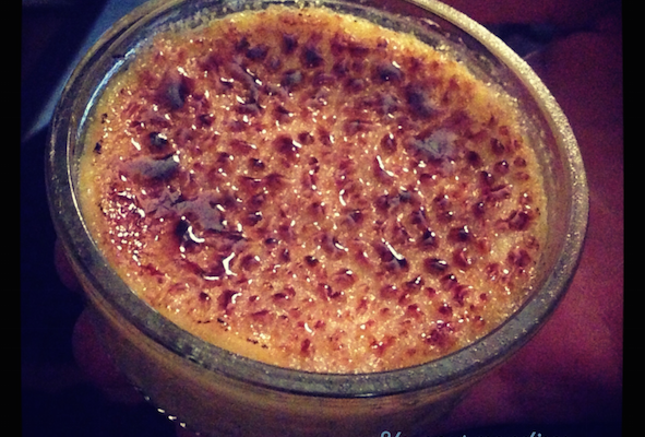 Crème brûlée à la vanille de chef Damien