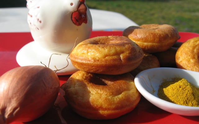 Donuts salés (avec appareil)