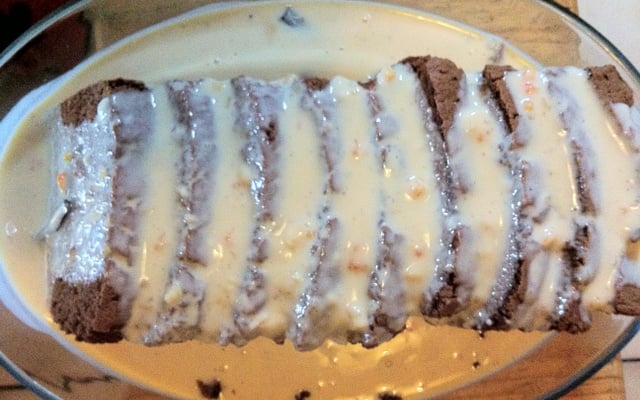 Gâteau au chocolat et sa crème