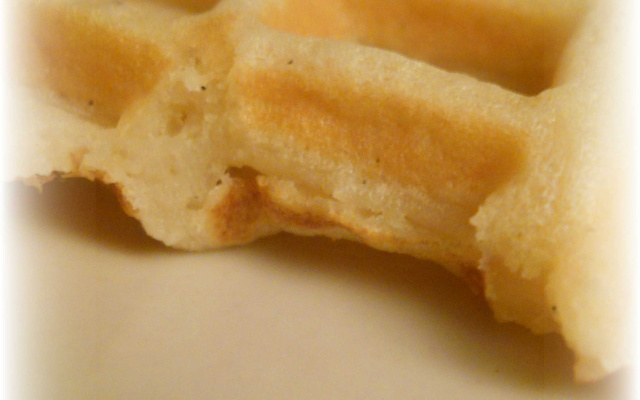 Gaufres à la vanille