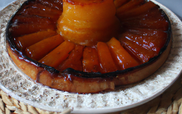 Tarte tatin au sucre de canne et à la cannelle