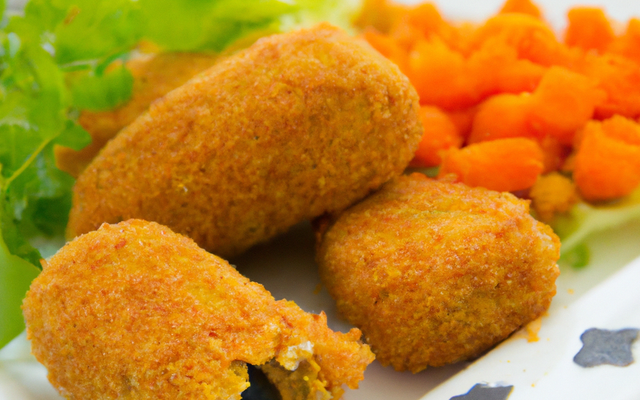 Croquettes de lieu noir aux petits légumes