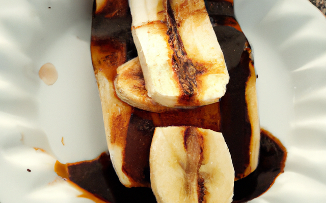 Banane flambée au chocolat