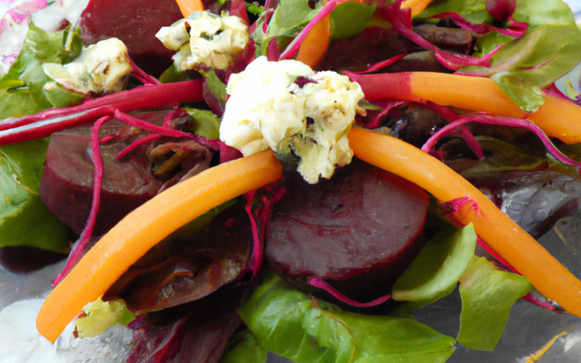 Salade de bettrave au sérac