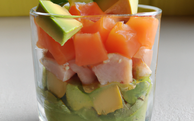 Verrine saumon / avocat