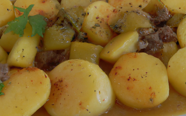 Fondu creusois sur lit de pommes de terre sautées