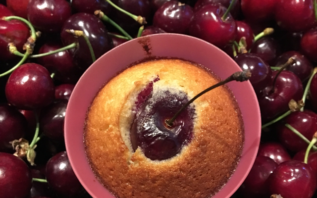 Mini-moelleux à la cerise