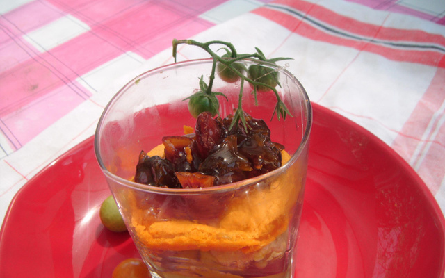 Duo de tomate et foie gras