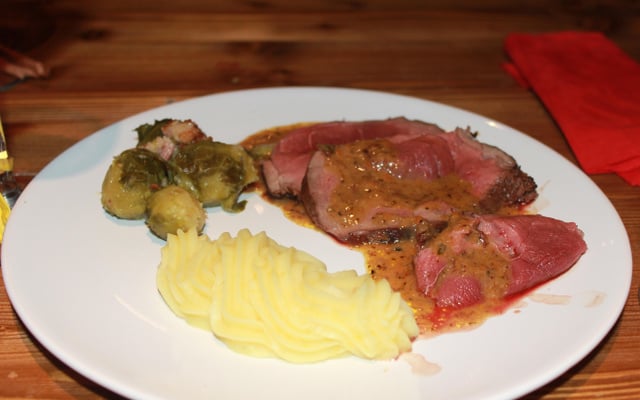 Filet de chevreuil, sauce Grand Veneur