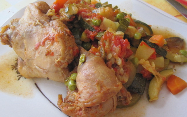 Lapin aux petits légumes