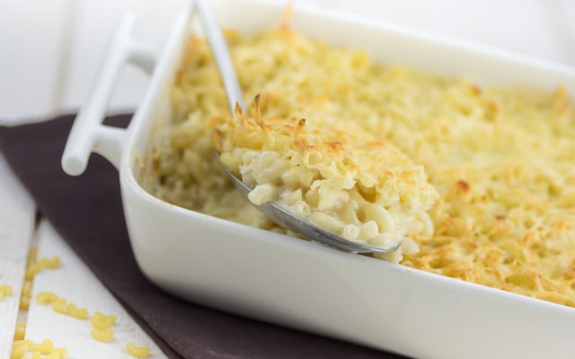 Gratin de pâtes maison