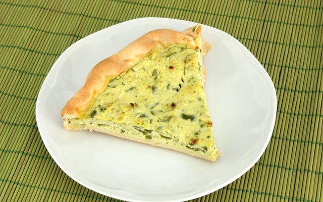 Tarte aux poireaux et au Chavroux