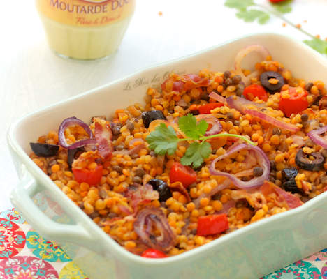 Lentilles Corail à la provençale