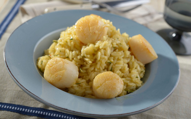 Risotto aux noix de Saint-Jacques