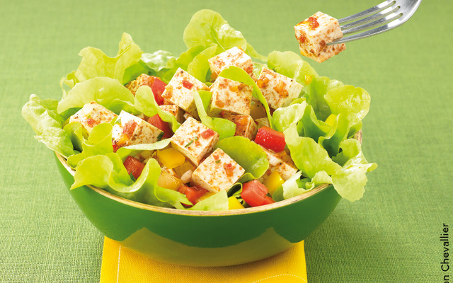 Salade de Tofu aux herbes