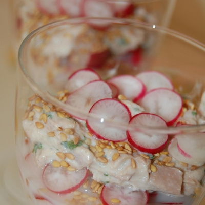 Verrine fraîcheur au thon