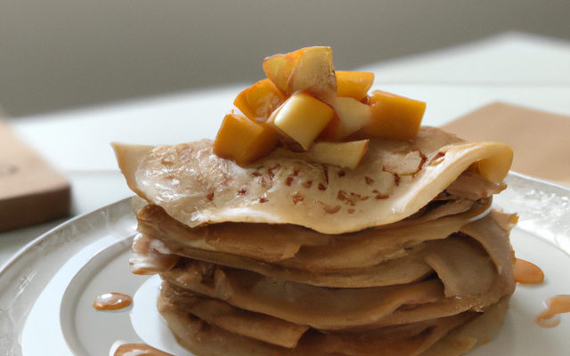 Crêpes pommes caramel