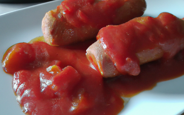 saucisses au coulis de tomate