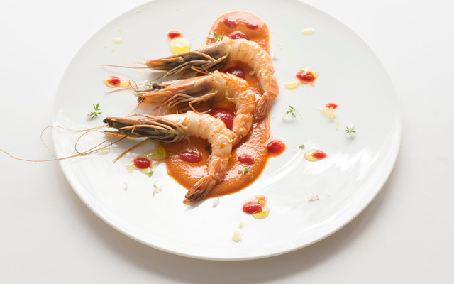 Gambas Bangkok marinées sauce coco à la Passata