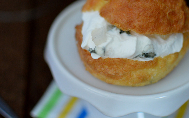Gougères poire - roquefort