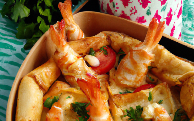 Bourek aux crevettes et au surimi