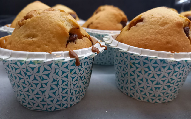Muffins aux pépites de chocolat en deux temps trois mouvements