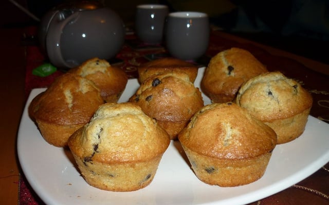 Muffins amandes et chocolat