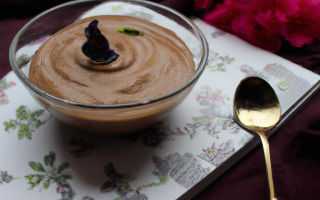 Mousse au chocolat sans beurre et sans sucre