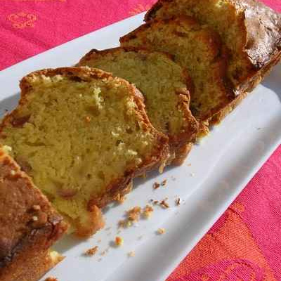 Cake aux cerises et à la poire