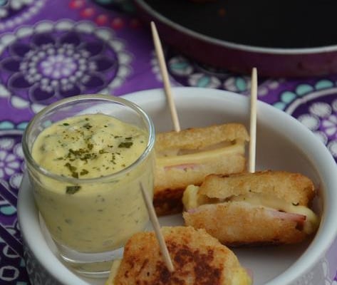 Mini Fish-burgers, sauce tartare