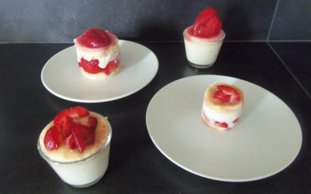 Fraisier aux amandes