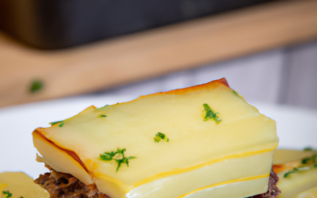 Brick viande hachée, gruyère, pommes de terre