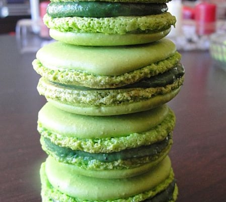 Macarons à la pistache économiques