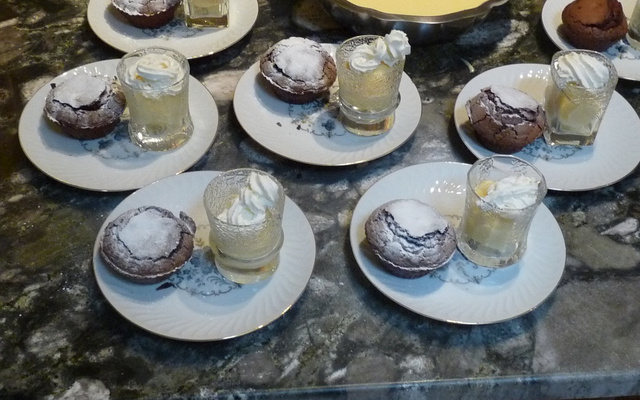 Fondant au chocolat pour le café gourmand