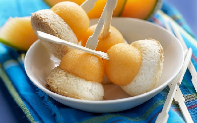 Rochers noix de coco et melon de Guadeloupe IGP