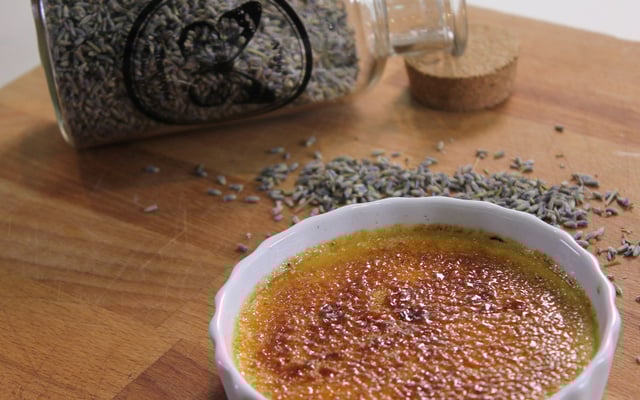 Crème brûlée à la lavande