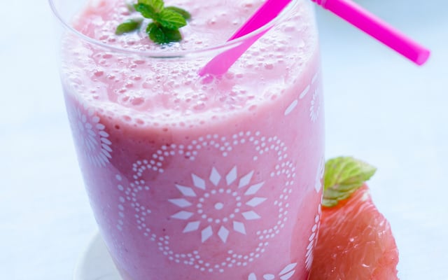 Smoothie au pamplemousse de Floride