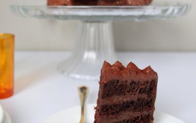 Le layer cake au chocolat - version allégée