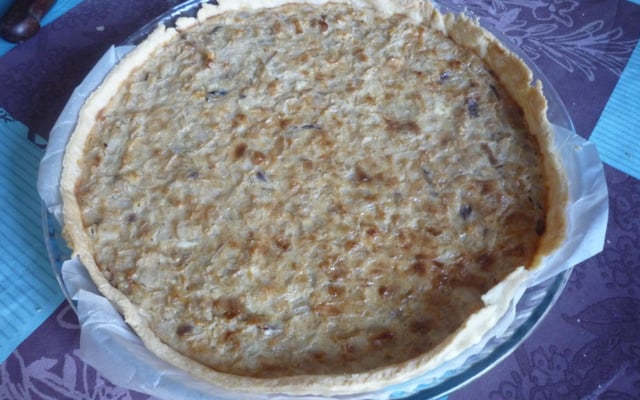 Tarte à l'oignon nouveau