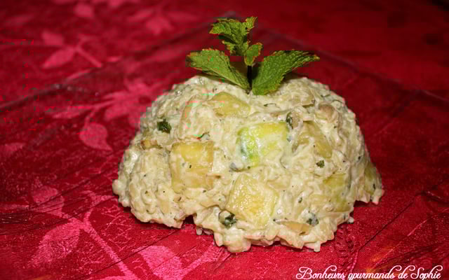 Risotto aux courgettes et à la ricotta