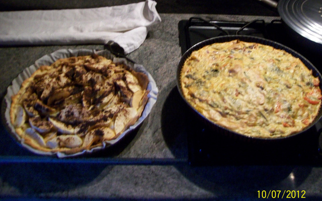 Tarte à la rhubarbe économique