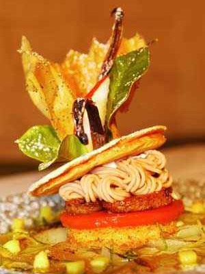 Sablé nouvelle vague aux fruits 'exotico-automnal'