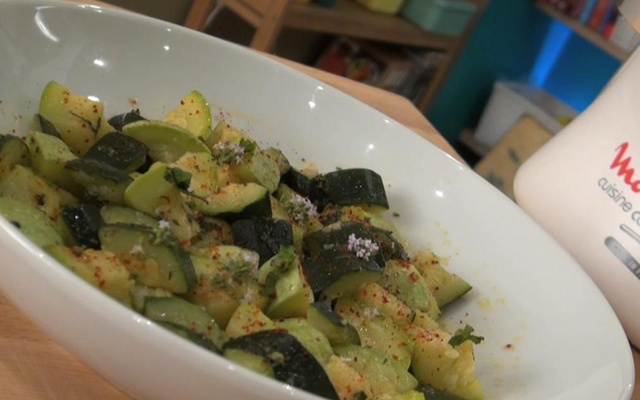 Antipasti de courgettes à la menthe au Companion