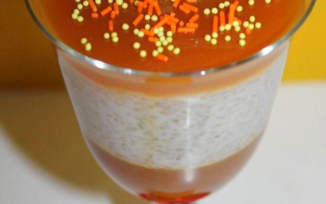 Perles du Japon et da gelée d'orange