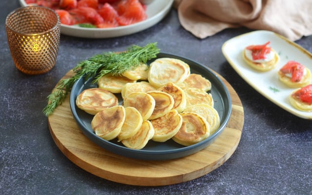 Blinis moelleux prêts en 5 minutes