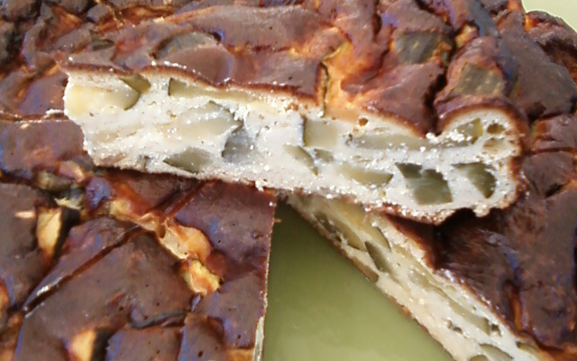 Clafoutis de courgettes à la faisselle